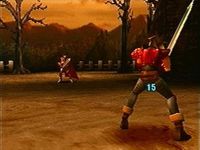 une photo d'Ã©cran de The Legend of Dragoon sur Sony Playstation